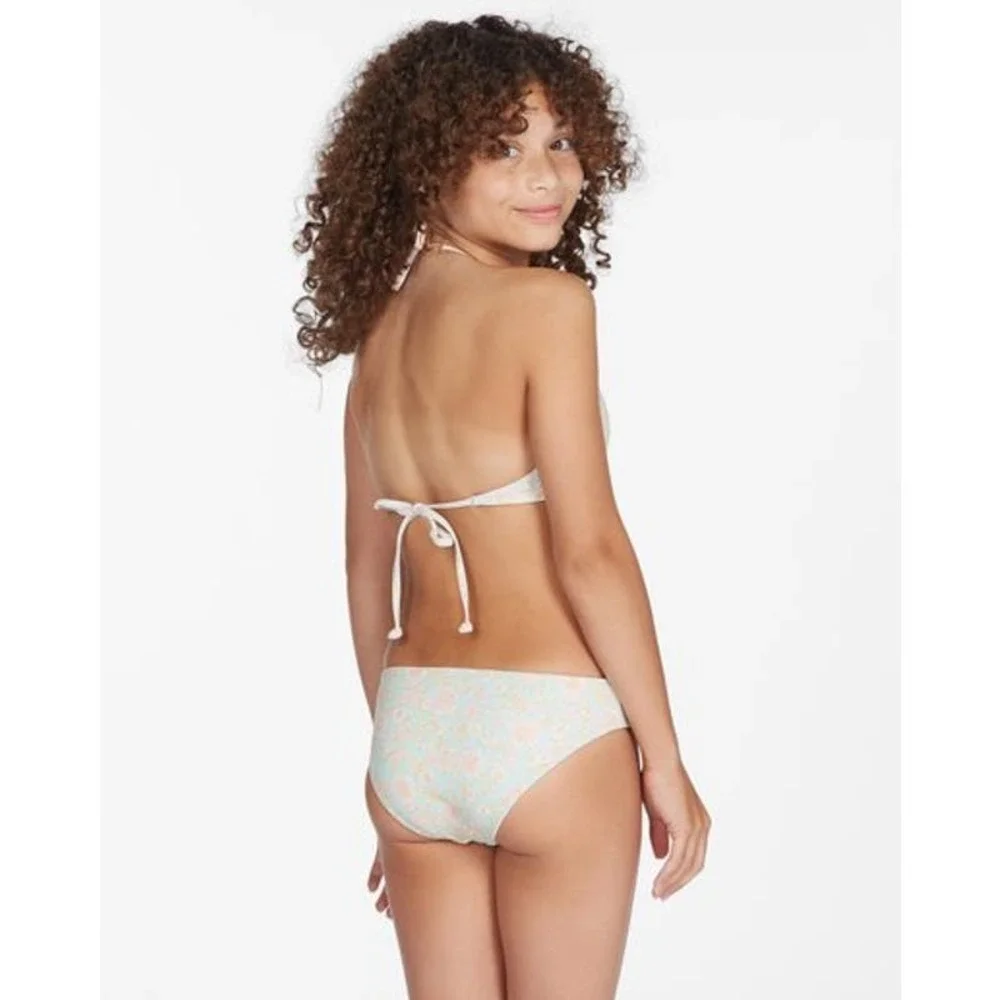 Billabong Girls' Layered With Love High Neck Reversible Bikini Set Size 14 NWT